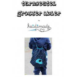 Turnbeutel Großer Adler - Freebook von heidimade